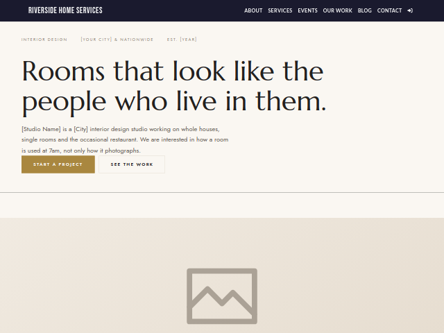 Interior Design Studio template